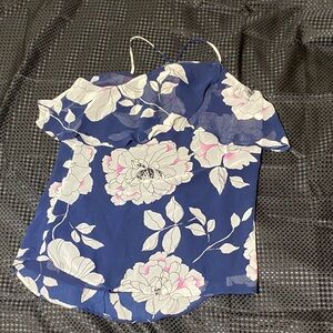 Daniel Rainn Blue Floral Camisole
